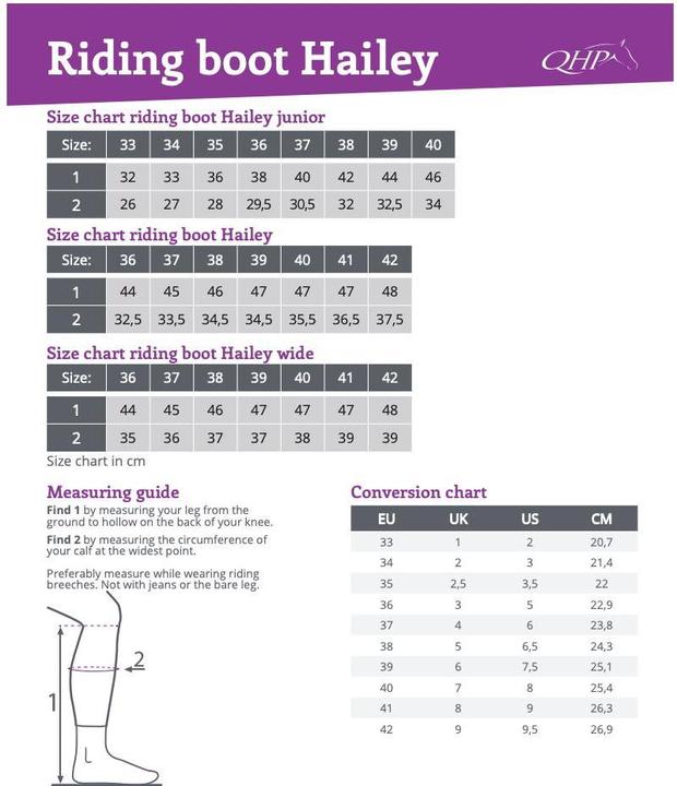 Produktbild Qhp Reitstiefel Hailey Adult (40)