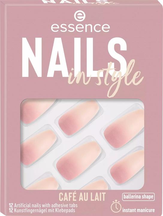 essence Nails in Style 16 CAFÉ AU LAIT (Kunstnägel, Nude)