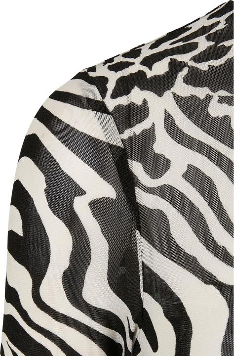 Actual product image Urban Classics Ladies AOP Mesh Turtleneck Longsleeve (XL)