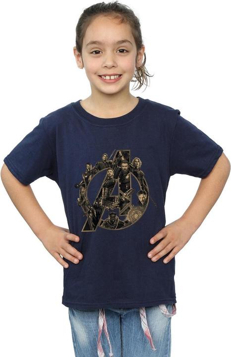 Immagine prodotto Avengers Infinity War Logo Maglietta Ragazze (140, 146)