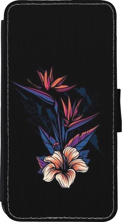 Image du produit PhoneLook Coque Wallet noir Dark Flowers (Apple iPhone XS Max)
