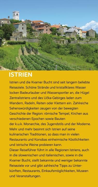 Produktbild Reiseführer Istrien und Kvarner Bucht (Deutsch, Matthias Jacob, 2025)