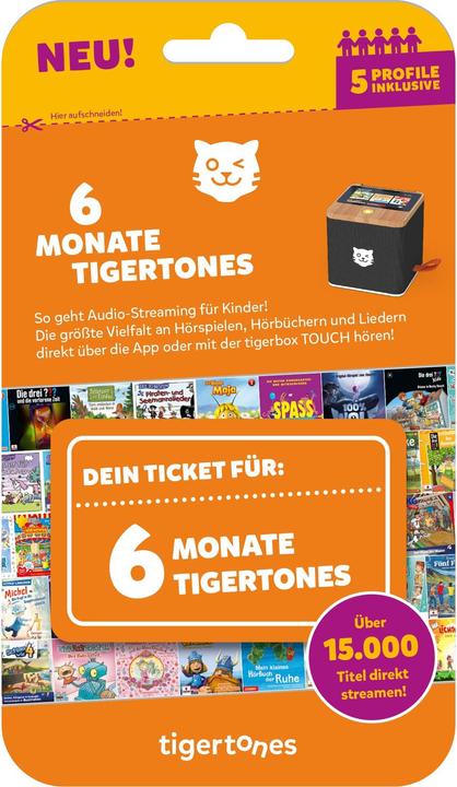 Produktbild Tigermedia TB tigerticket 6 Monate 4213 (Deutsch)