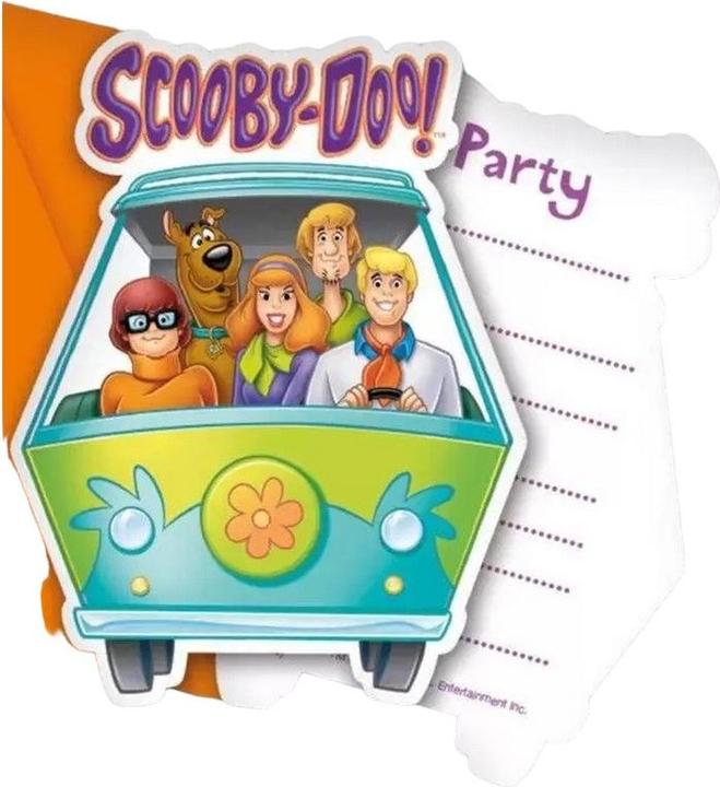 Produktbild Scooby Doo Figuren Grusskarte Geburtstag 6erPack (6 x)