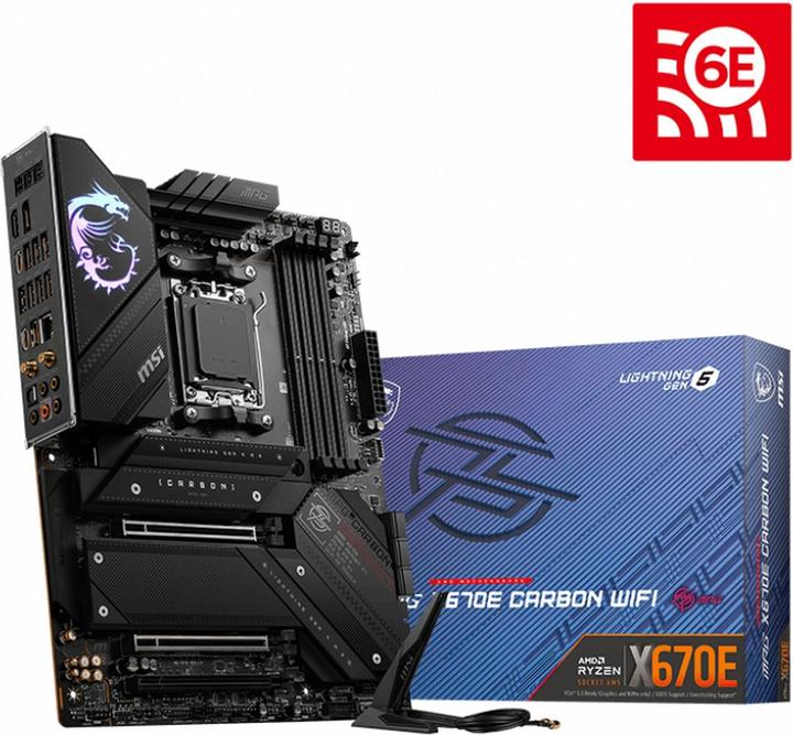 Productafbeelding MSI MPG X670E CARBON WIFI (AM5, AMD X670E, ATX)