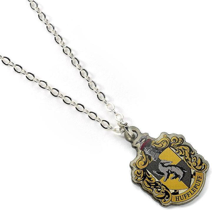 Actual product image Hufflepuff necklace with pendant (80% Metal, 20% PVC)