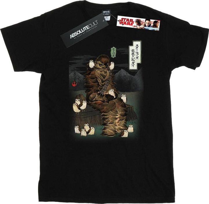 Produktbild Star Wars The Last Jedi Japanese Chewbacca Porgs TShirt (M)