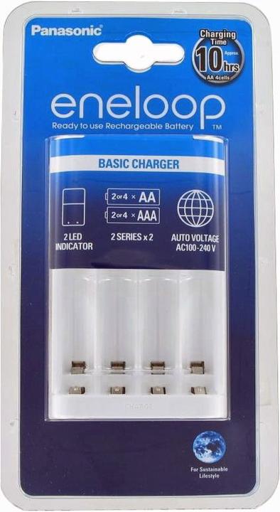 Immagine prodotto Panasonic Caricatore BQ-CC18 per 2-4 celle AA/AAA Comandato a tempo e ACCUCELL Accubox (Specifico del dispositivo, Caricabatterie senza batteria)