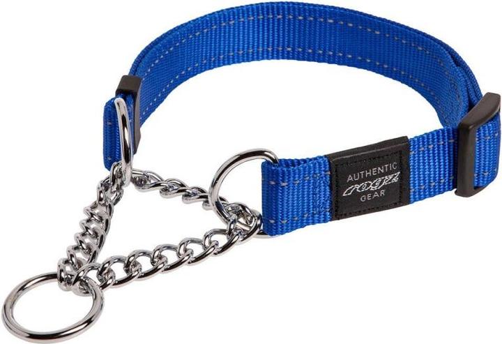 Rogz Utility pull-stop kraag blauw, maat M (1 st) (M, Hond)
