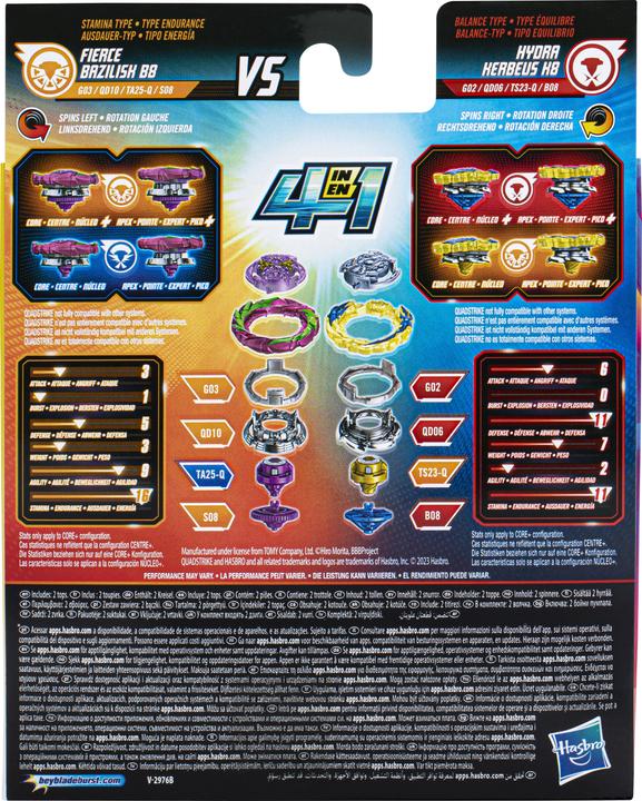 Actual product image Hasbro Gambit Dragon vs. Ambush Achi (Multilingual)