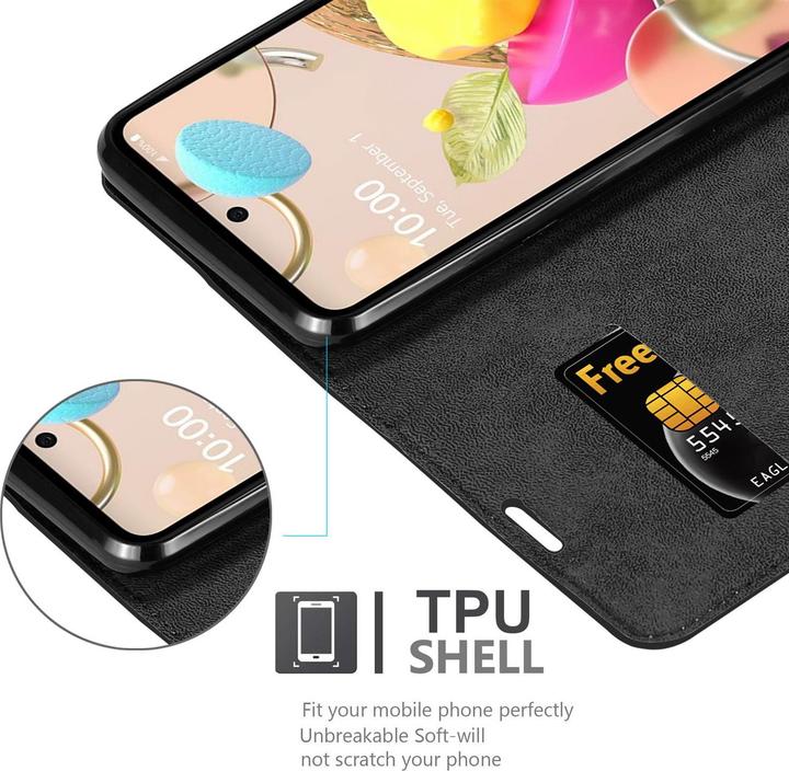 Productafbeelding Cadorabo Boek Onzichtbare Magneethoes (LG K42)