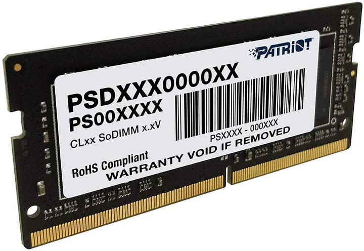 Immagine prodotto Patriot Firma PSD432G32002S Modulo di memoria GB DDR4 (1 x 32GB, 3200 MHz, DDR4-RAM, SO-DIMM)