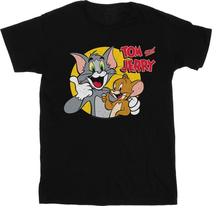Actual product image Tom & Jerry Womens/Ladies Thumbs Up Cotton Boyfriend T-Shirt (M)