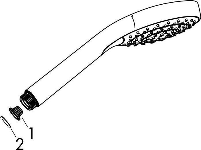 Produktbild hansgrohe Croma Select S 110 Vario (3 Strahlarten, 15 l/min)