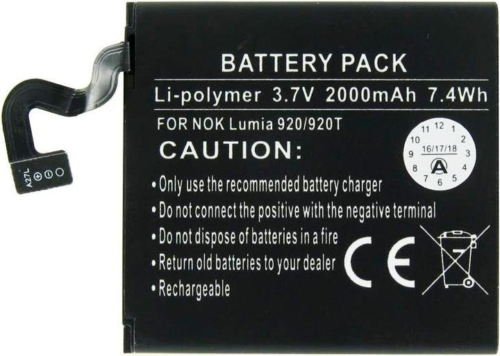 Produktbild Nokia Akku BP-4GW, Lumia 920 Akku Typ BP-4GW