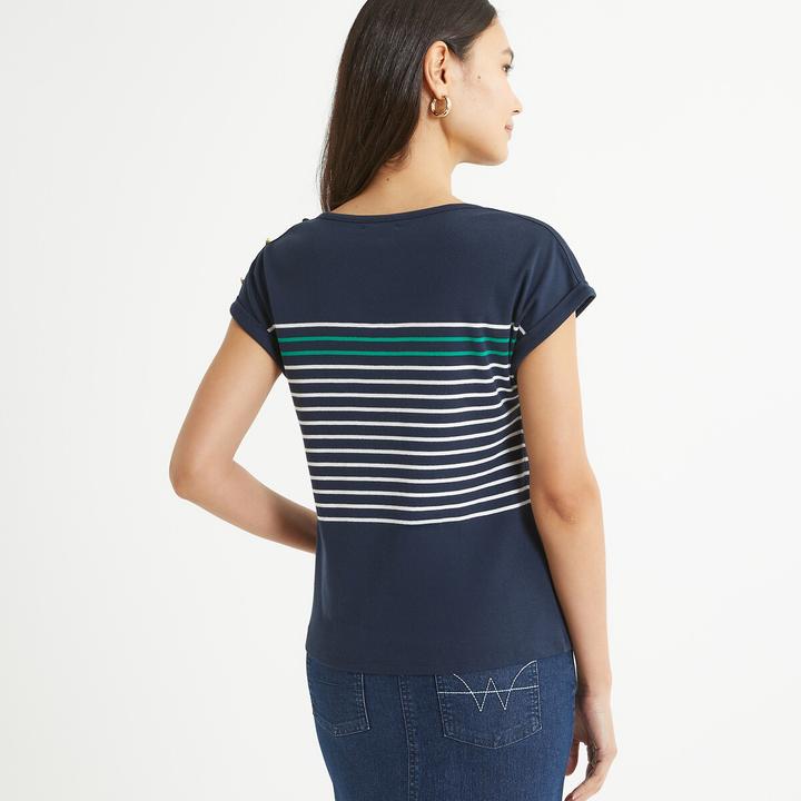Produktbild Anne Weyburn Gestreiftes T-Shirt (40)
