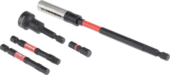 Image du produit Facom Jeu d'embouts hexagonaux, Phillips, Pozidriv, Torx résistant aux chocs, 50 pièces, longueur 25 mm (25mm)