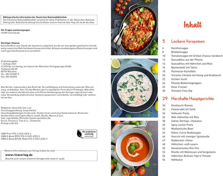 Actual product image Die besten Kochrezepte: Schnell & einfach (German, cooking recipes, 2023)
