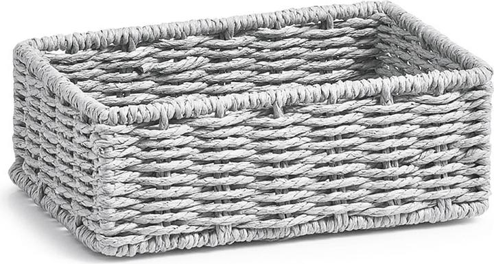 Image du produit Zeller Present Panier de rangement, ensemble de 2 (2 x, 20 x 14 x 7 cm, 24 x 18 x 9 cm)