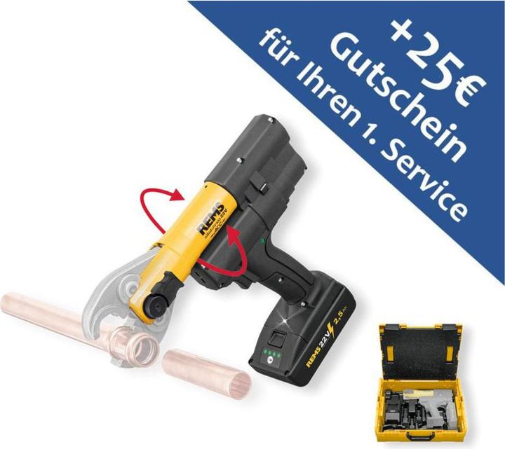 Immagine prodotto Rems Vamzdžių presavimo įrankis Mini-Press 22V ACC L-Boxx 2,5Ah