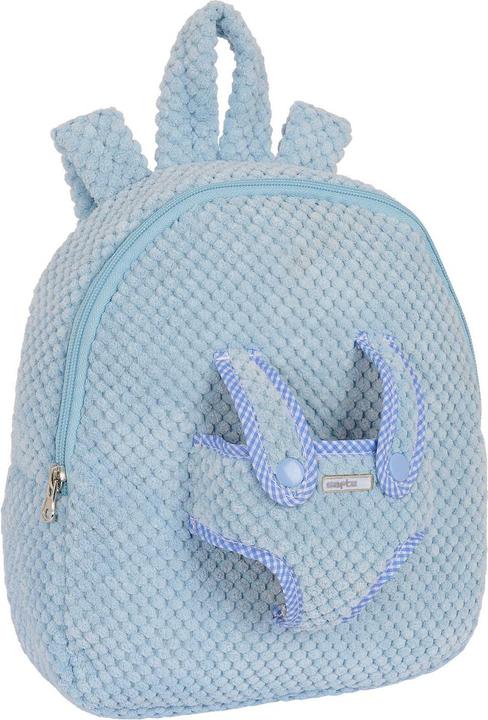 Actual product image Safta Children's rucksack with plush bear - blue