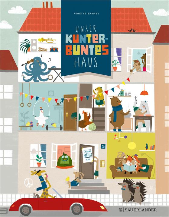 Produktbild Unser kunterbuntes Haus (Deutsch, Ninette Sarnes, 2023)