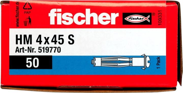 Produktbild Fischer Bolzenanker R 88715 EXA 12/ 35 Stahl galvanisch verzinkt/Spreizclip A 2 (50 Stk.)