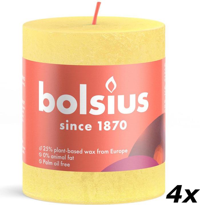 Immagine prodotto Bolsius Set di 4 candele a colonna (4 pz.)