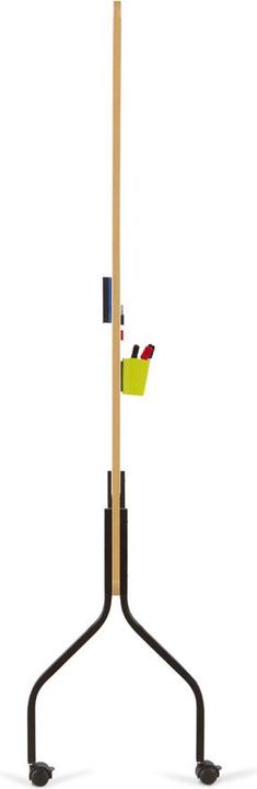 Actual product image Rocada NATURAL mobile presentation board, HxWxD 2000 x 1000 x 450 mm, whiteboard (100 x 120 cm)