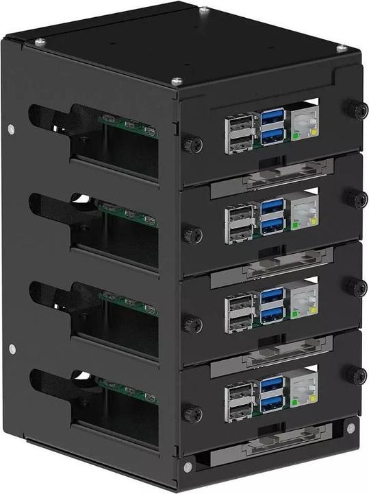 Uctronics Cluster rack for Raspberry Pi 5 (Compatible with all models)