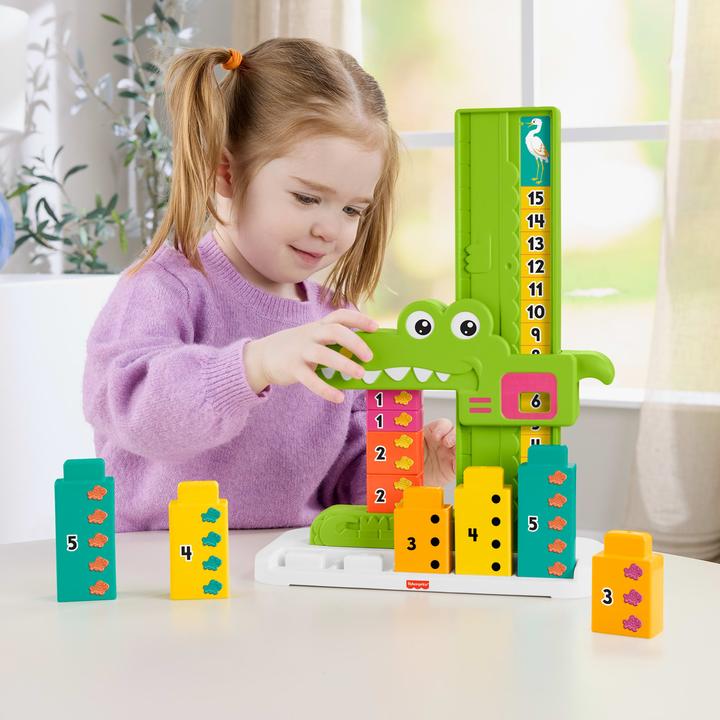 Actual product image Fisher-Price Mein Zahlen-Krokodil (German, French, Swiss German, Italian, English)