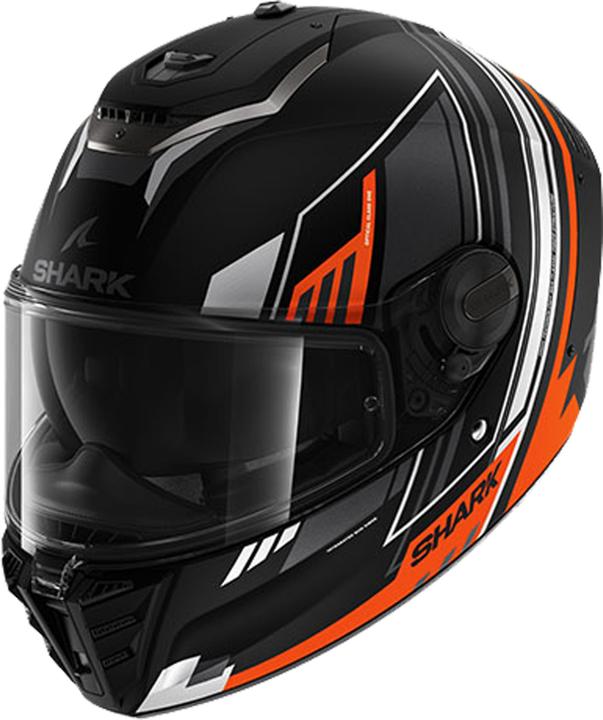 Schwarz-Orange-Silber Matt