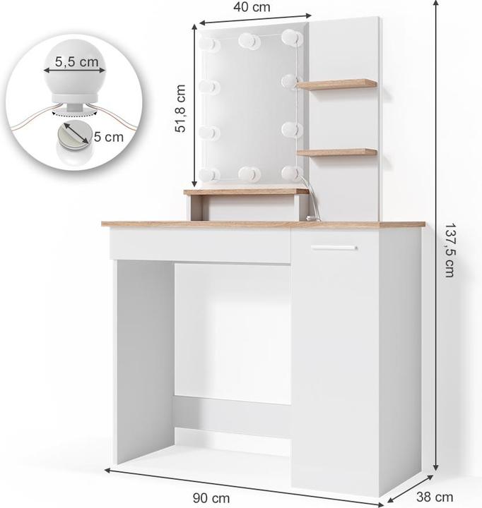 Produktbild Vicco Julia mit Beleuchtung