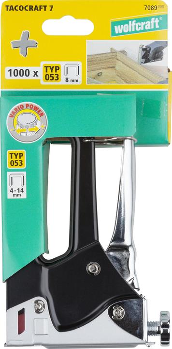 Produktbild wolfcraft Handtacker-Set tacocraft 7, 1001-tlg.