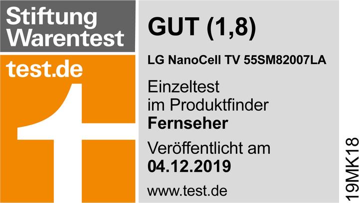 Actual product image LG 55SM82007LA (55", LCD, 4K, 2019)