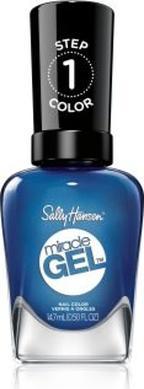 Produktbild Sally Hansen Miracle Gel Nagellack - 646 Blues Cruise, 15 Ml (646 Blues Cruise, Gel-Effekt Nagellack)