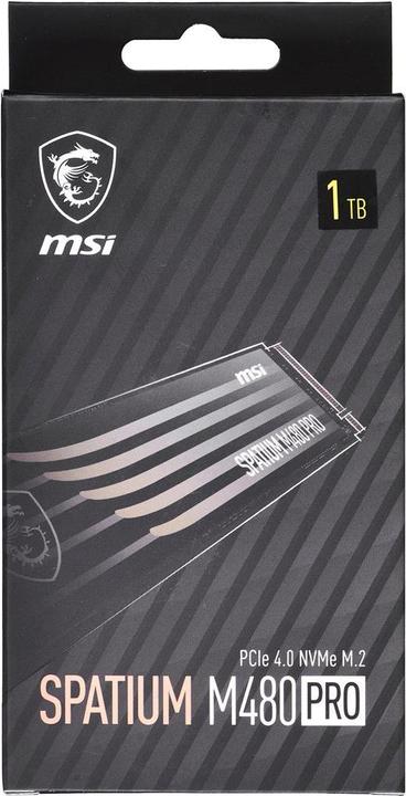 Produktbild MSI Spatium M480 Pro (1000 GB, M.2 2280)