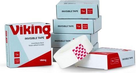 Actual product image Viking Adhesive tape Transparent 19 mm x 19 mm Transparent (19 mm)