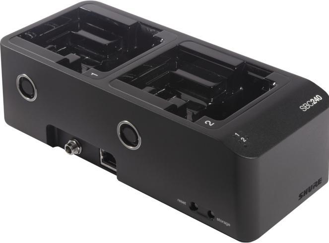 Produktbild Shure SBC240-E - Sieciowa ładowarka akumulatorów Li-Ion SB910 do nadajników ADX1 i SB920 do ADX2/ADX2FD...