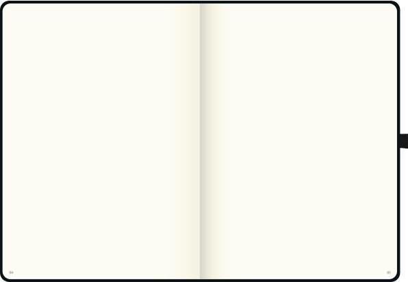 Produktbild Notizbuch KOMPAGNON A4 blanko, schwarz Hardcover 192 Seiten (A4, Liniert, Harter Einband)