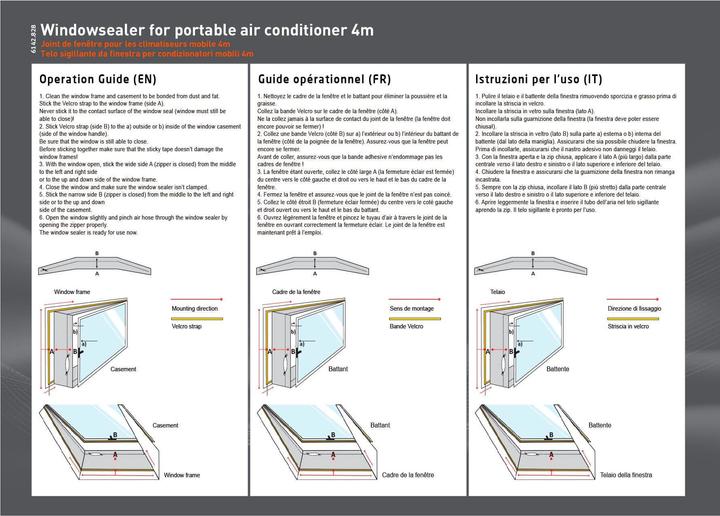 Produktbild Do it + Garden Fensterkit für mobile Klimageräte