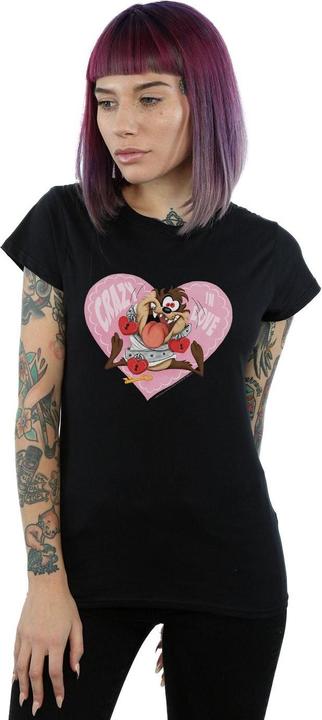Produktbild Looney Tunes Taz Valentine's Day Crazy In Love TShirt (S)