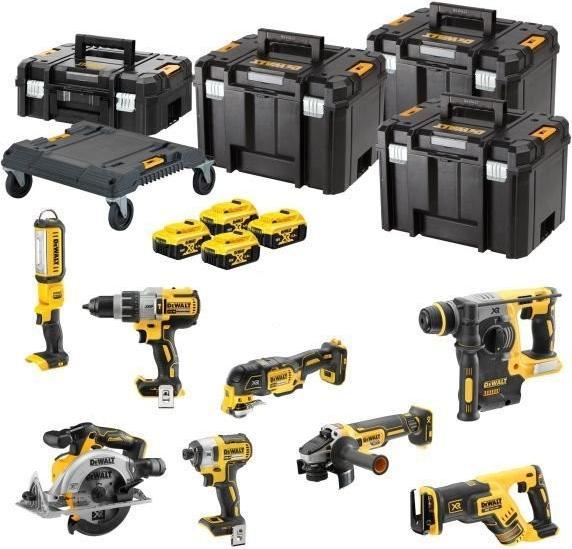 Image du produit DeWalt DCK853P4T-QW Perceuse-visseuse à percussion sans fil 3 vitesses, Clé à chocs sans fil, Marteau (Fonctionnement sur batterie)