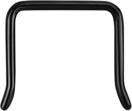 Image du produit Star Piercing Anneau Septum U coudé noir (sans laiton, Acier chirurgical 316L)
