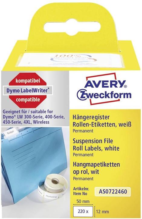 Actual product image Avery Roll labels
