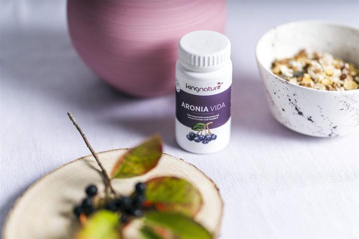 Immagine prodotto Kingnature Aronia Vida (100 Pezzo/i, Pillole, 60 g)