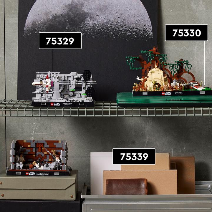 Actual product image LEGO Death Star Trench Run Diorama (75329, LEGO Star Wars)
