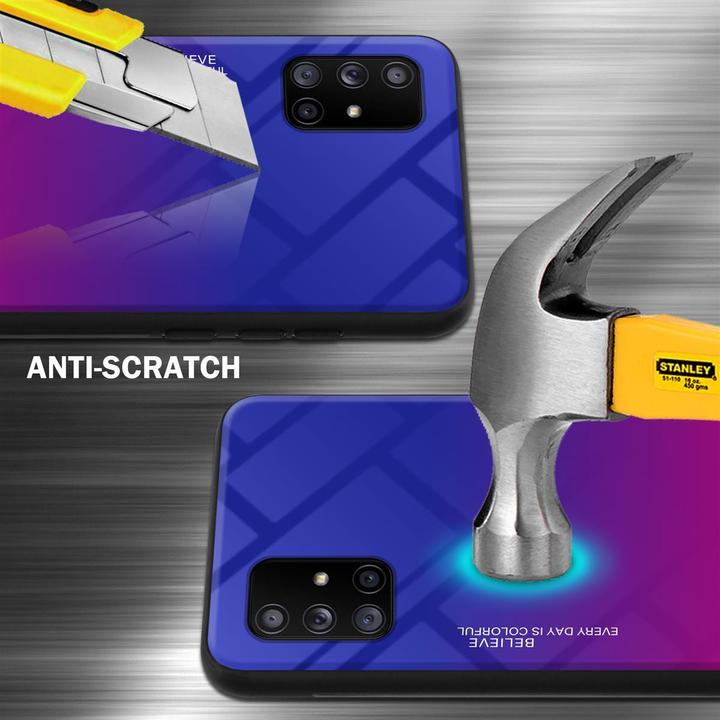 Productafbeelding Cadorabo TPU 2 kleuren glasdekking (Samsung Galaxy A71 5G)