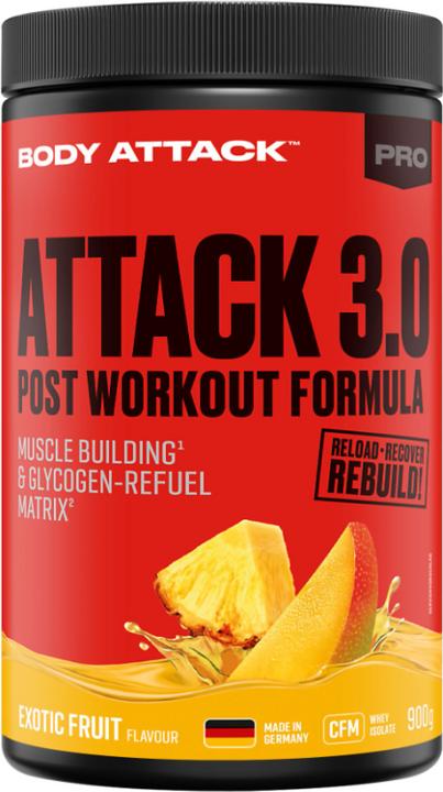 Immagine prodotto Body Attack Post Attack 3.0 (lattina da 900g) (Frutta Esotica, 1 pz., 900 g)
