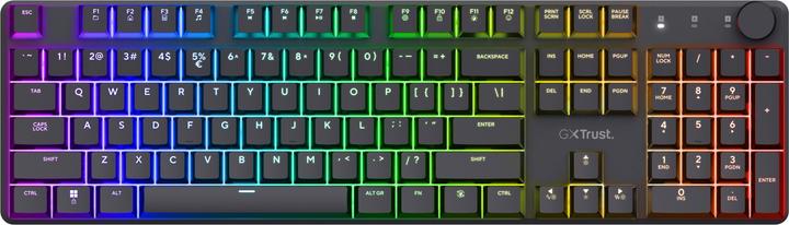 Actual product image Trust GXT868 TORIX Wirless Mechanical Keyboard (US, Wireless, Cable)